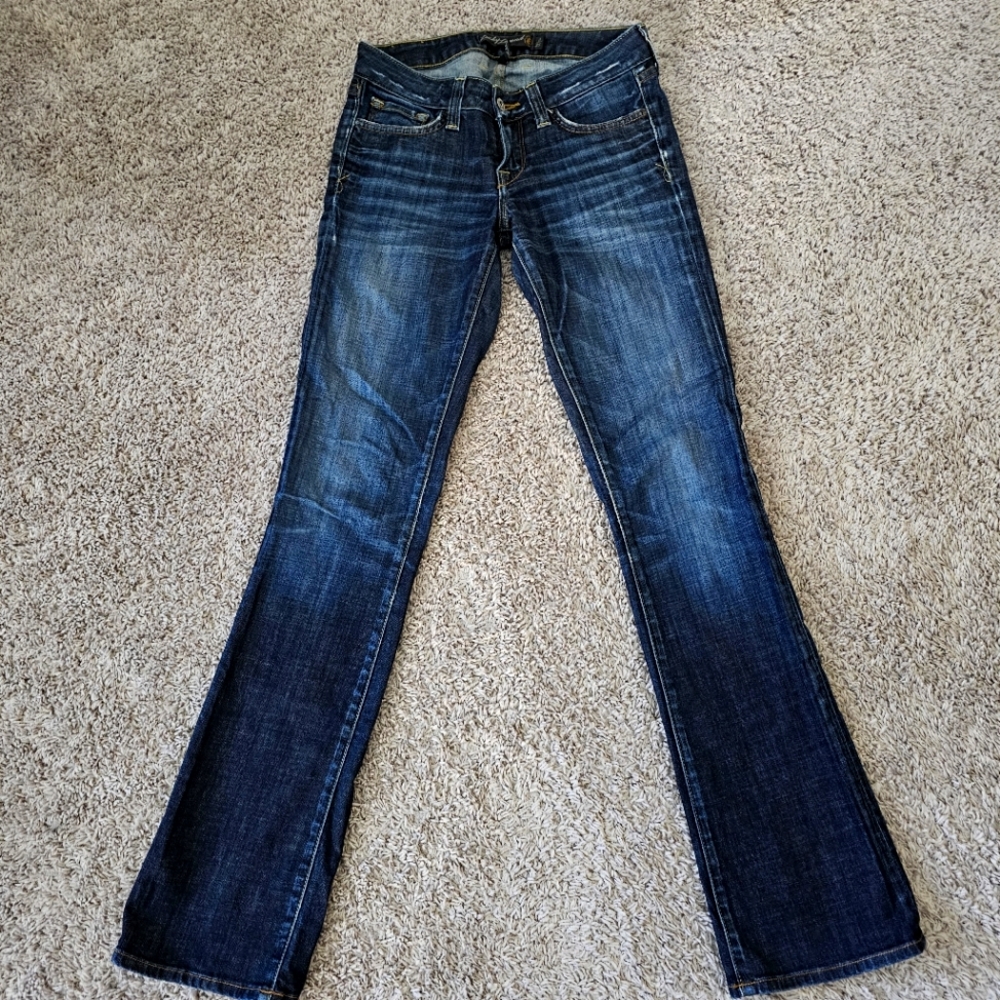 Lucky Brand Mid-Rise Lola Boot Leg Jeans 0/25 Regular